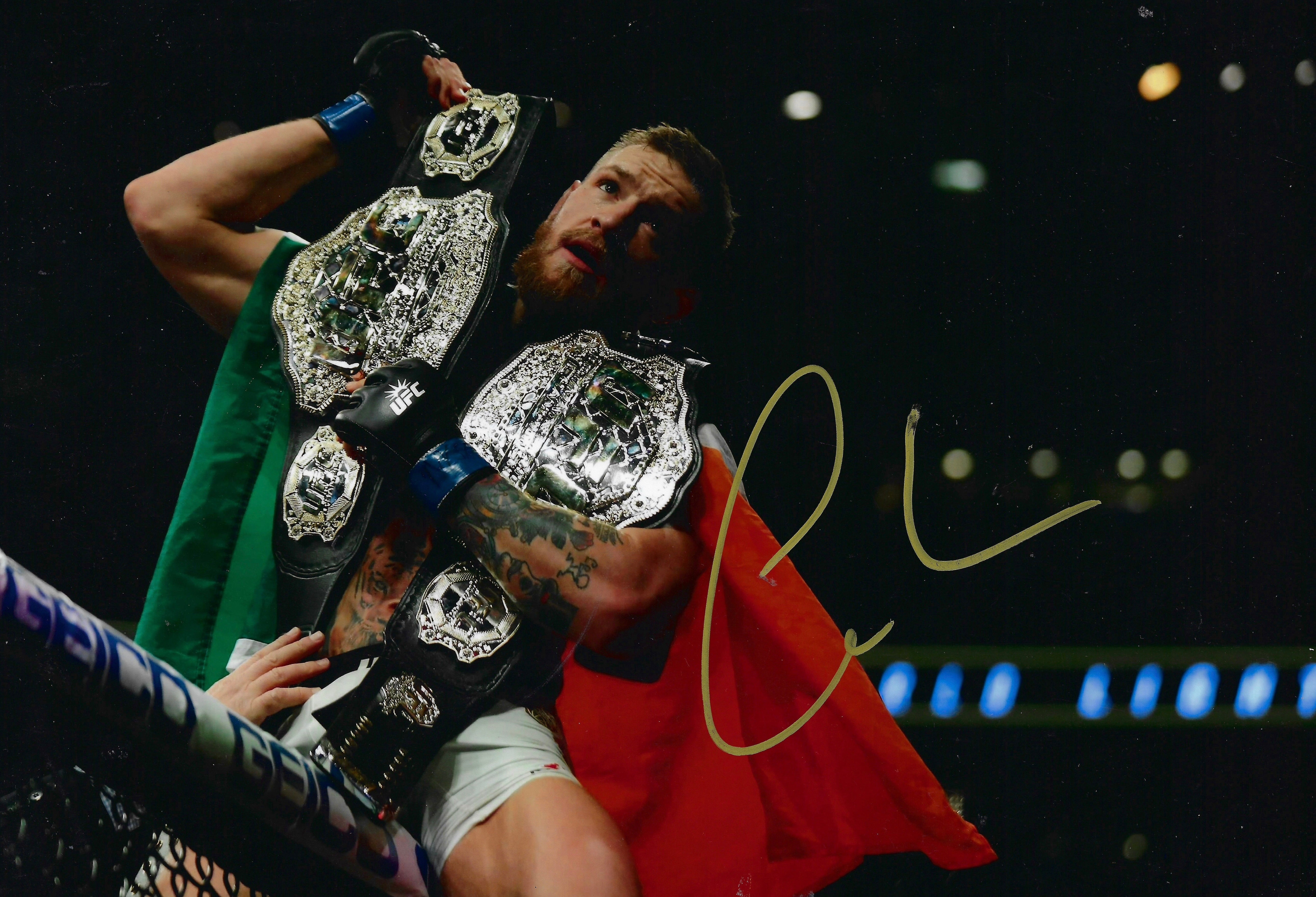 CONOR MCGREGOR SIGNED 12X8 PHOTOGRAPH UFC NOTORIOUS (AFTAL COA) 5