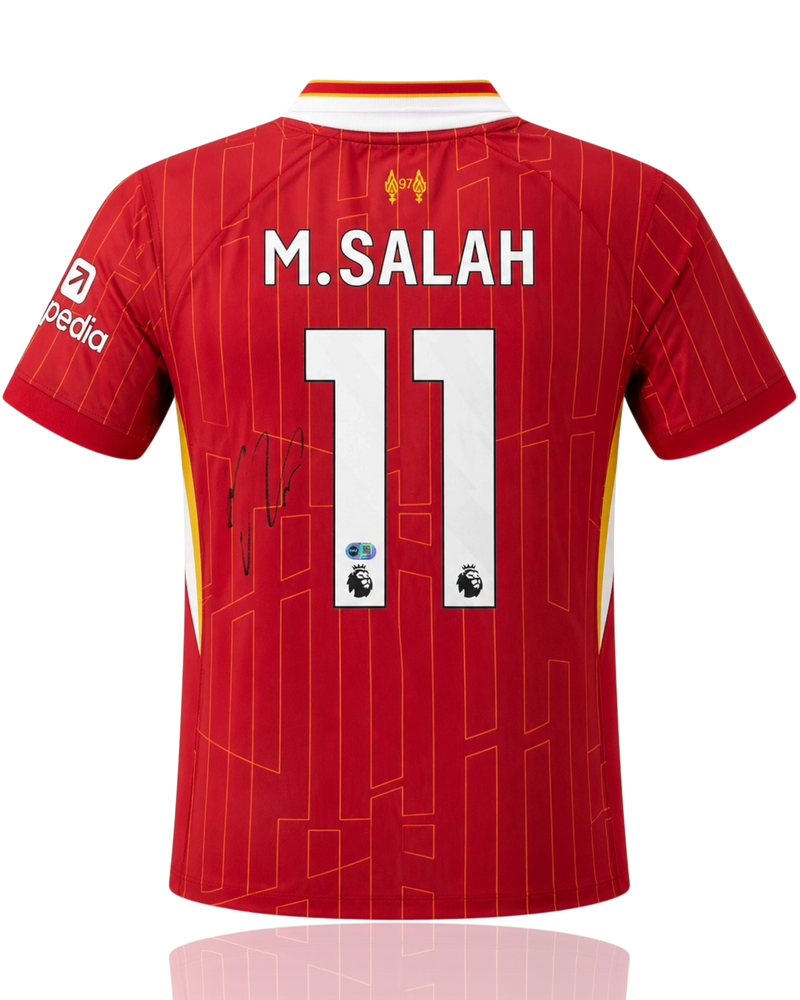 MOHAMED SALAH SIGNED LIVERPOOL FC HOME 2024/25 SHIRT (ACG CERT AG19043)-1