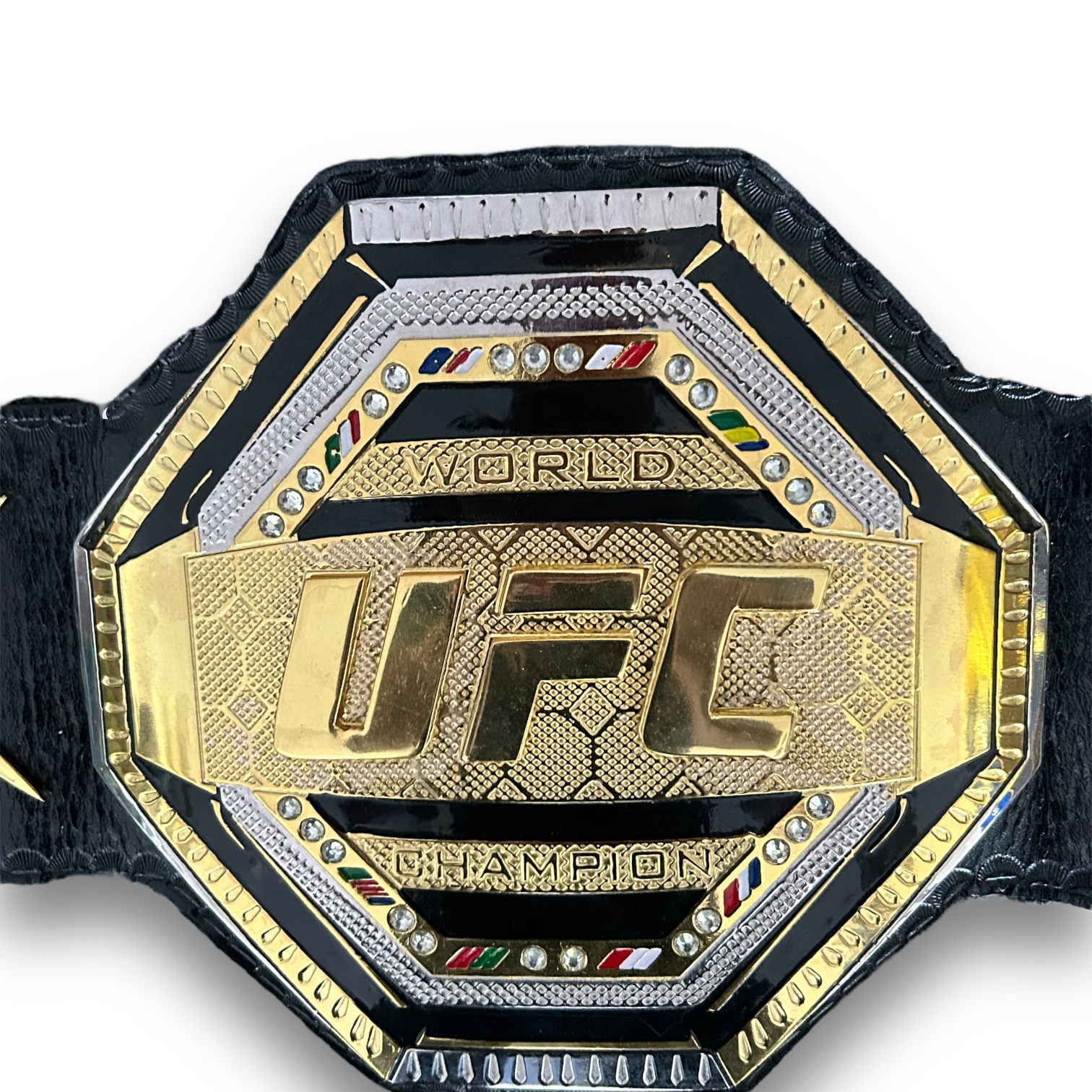 JON ‘BONES’ JONES SIGNED UFC BELT AUTOGRAPH FULL SCALE CHAMPION BELT (AFTAL COA)