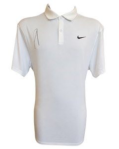 JANNIK SINNER SIGNED WHITE NIKE TENNIS POLO SHIRT (ACG CERT AG19133)-1