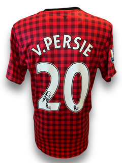ROBIN VAN PERSIE SIGNED 2012/14 3 MANCHESTER UNITED HOME SHIRT (AFTAL COA)-1