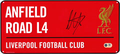 TRENT ALEXANDER-ARNOLD SIGNED LIVERPOOL FC ANFIELD ROAD STREET SIGN (ACG CERT AG19332)-1