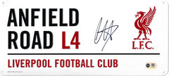 TRENT ALEXANDER-ARNOLD SIGNED LIVERPOOL FC ANFIELD ROAD STREET SIGN (ACG CERT AG19333)-1