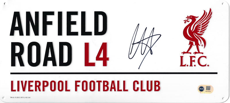 TRENT ALEXANDER-ARNOLD SIGNED LIVERPOOL FC ANFIELD ROAD STREET SIGN (ACG CERT AG19333)-1