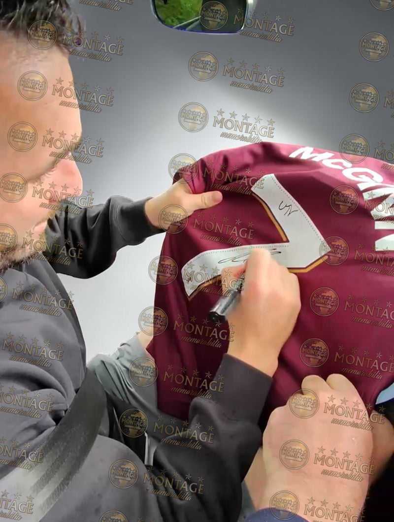JOHN MCGINN SIGNED 25/26 ASTON VILLA HOME UEL SHIRT (ACG CERT AG19078)-4