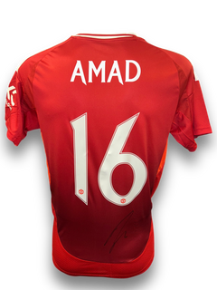 AMAD DIALLO SIGNED 2024/25 MANCHESTER UNITED HOME SHIRT AMAD 16 (AFTAL COA)-1