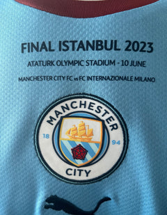 ILKAY GUNDOGAN SIGNED MAN CITY 22/23 UCL FINAL WINNERS SHIRT (ACG CERT AG17237)-4