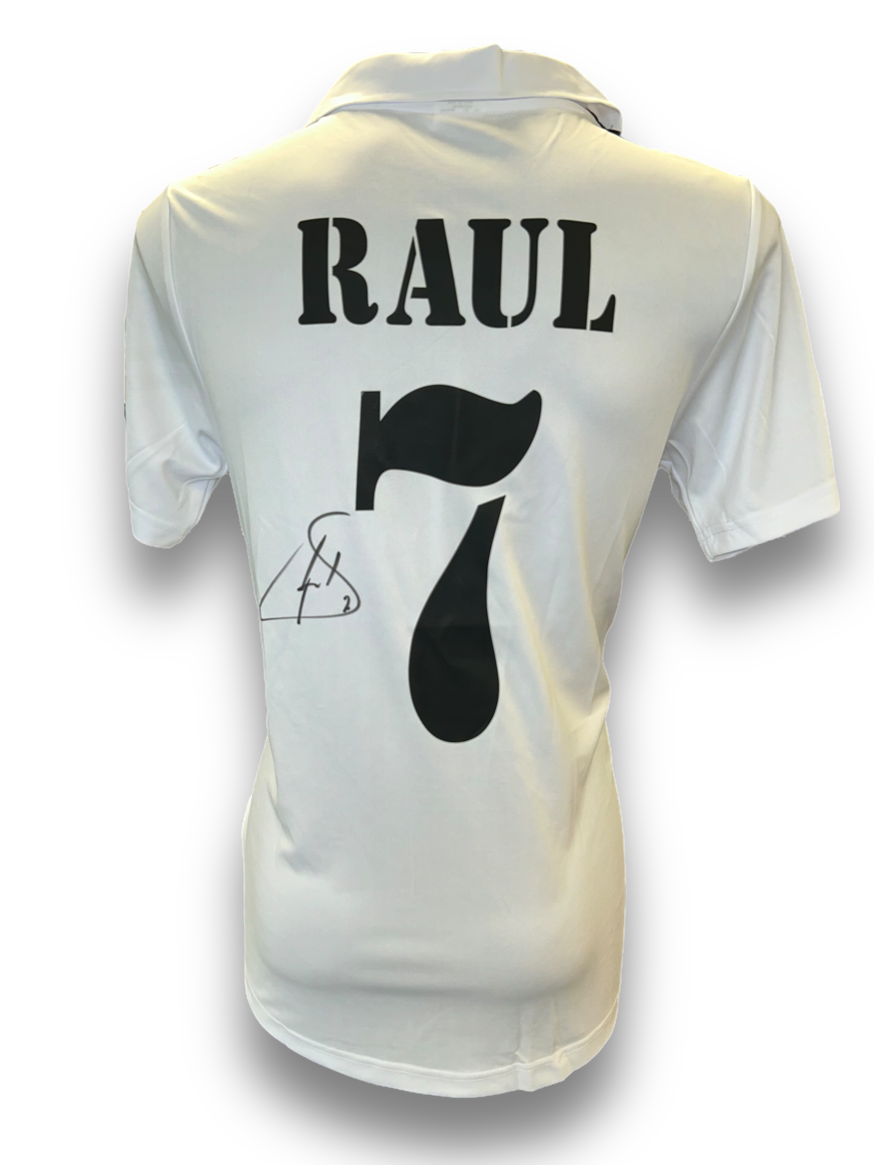RAUL GONZALEZ SIGNED 2001/02 REAL MADRID SHIRT SPAIN LEGEND (AFTAL COA) 4