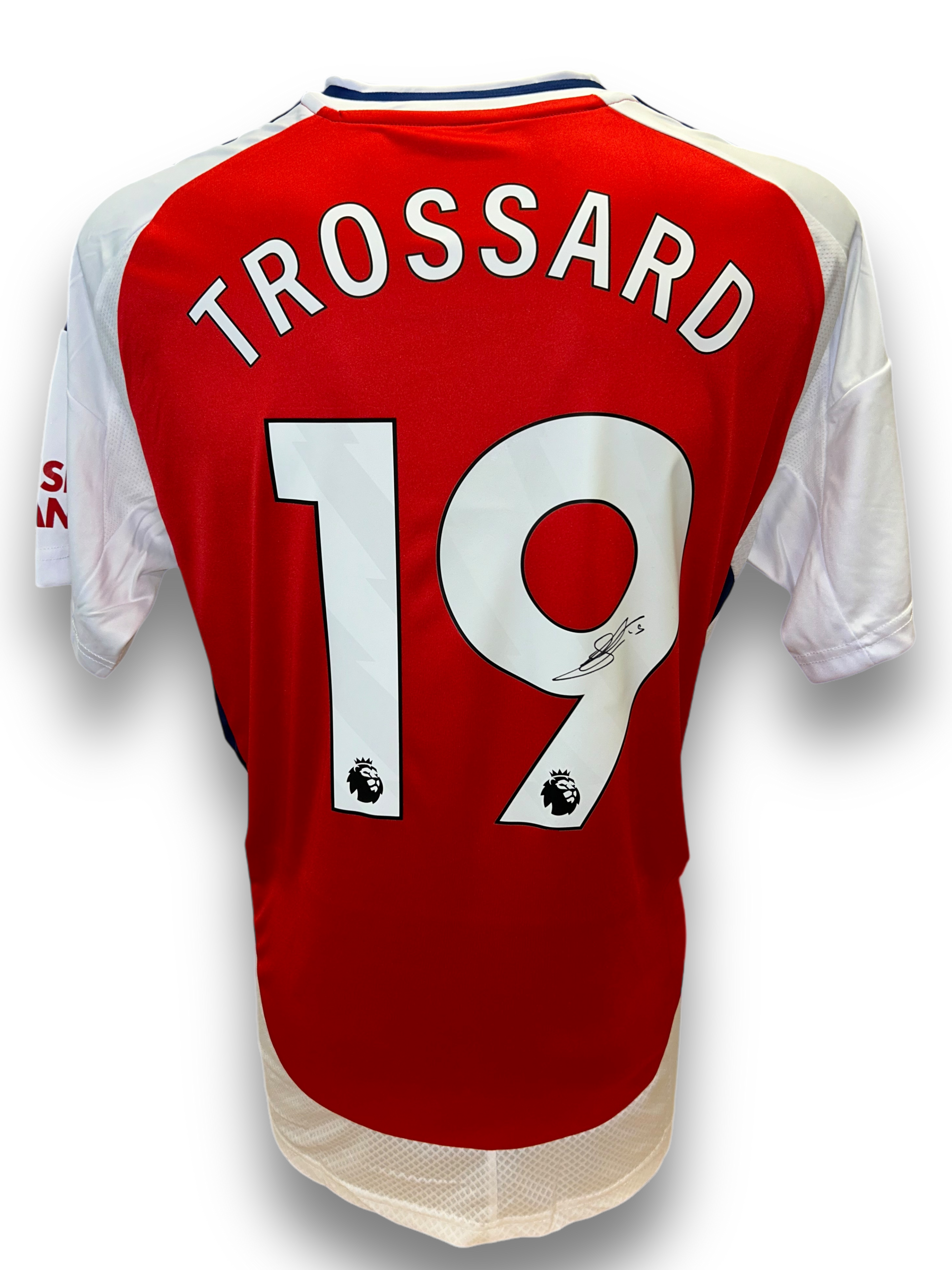 LEANDRO TROSSARD SIGNED ARSENAL FC 2024/25 HOME SHIRT