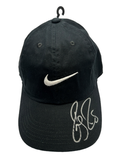 ROGER FEDERER SIGNED BLACK NIKE TENNIS CAP WIMBLEDON (AFTAL COA) 2-2
