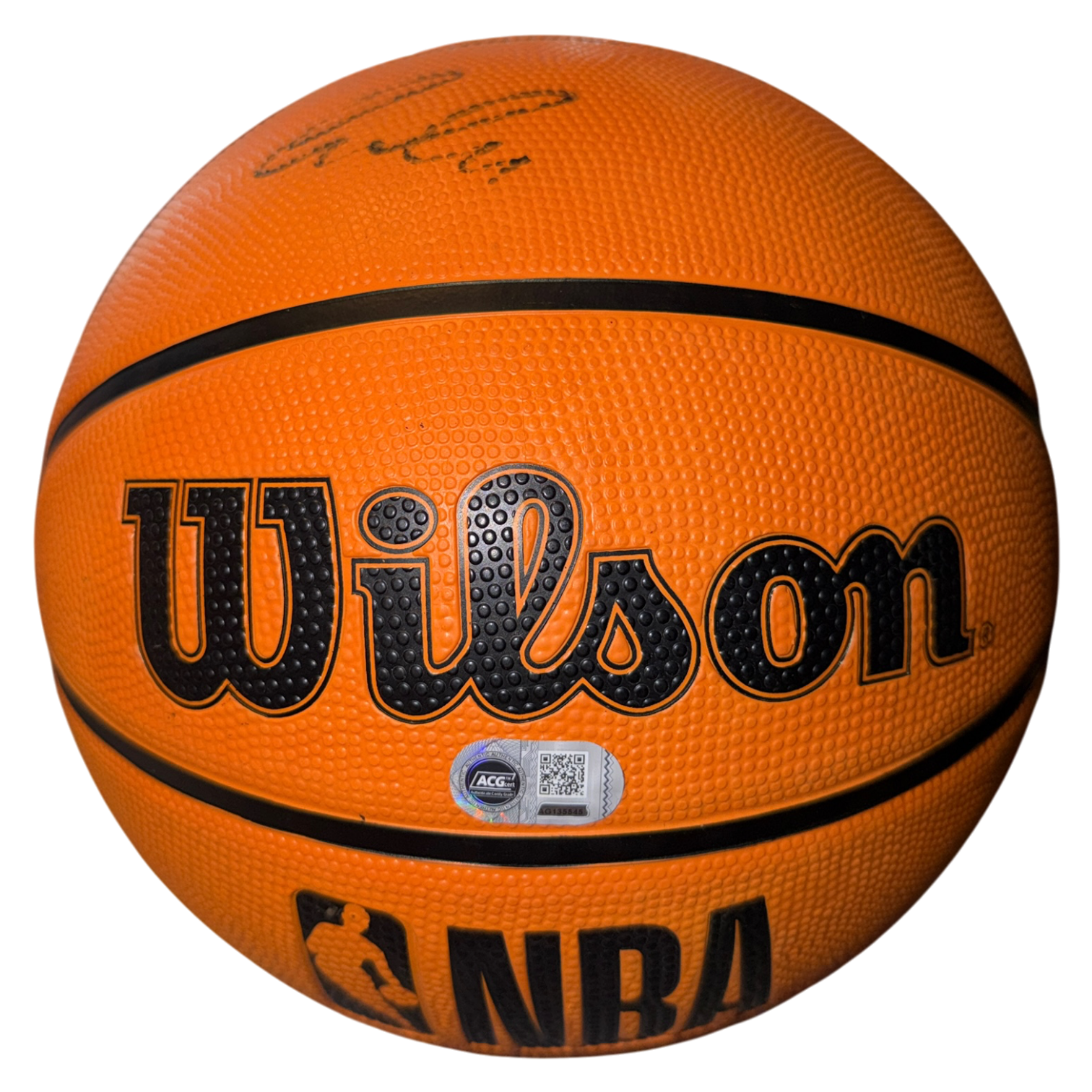 LUKA DONCIC SIGNED NBA BASKETBALL LA LAKERS (ACG CERT AG AG135545)-2