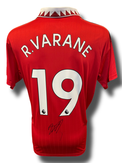 RAPHAEL VARANE SIGNED 2022/23 MANCHESTER UTD HOME SHIRT (AFTAL COA)-1