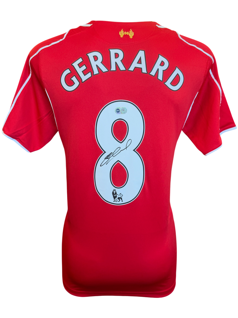 STEVEN GERRARD SIGNED LIVERPOOL FC 2014/15 HOME SHIRT (ACG CERT AG19208)-1