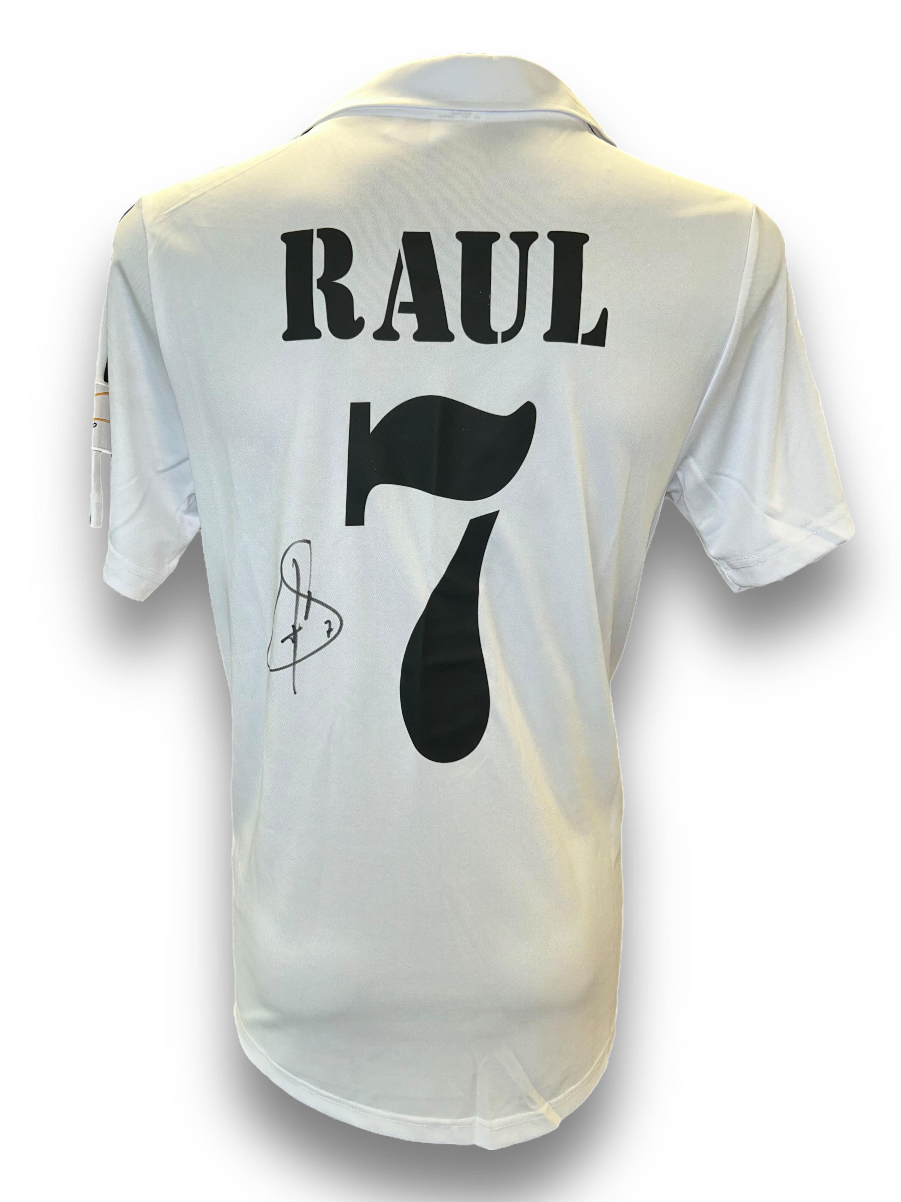 RAUL GONZALEZ SIGNED 2001/02 REAL MADRID SHIRT SPAIN LEGEND (AFTAL COA) 3