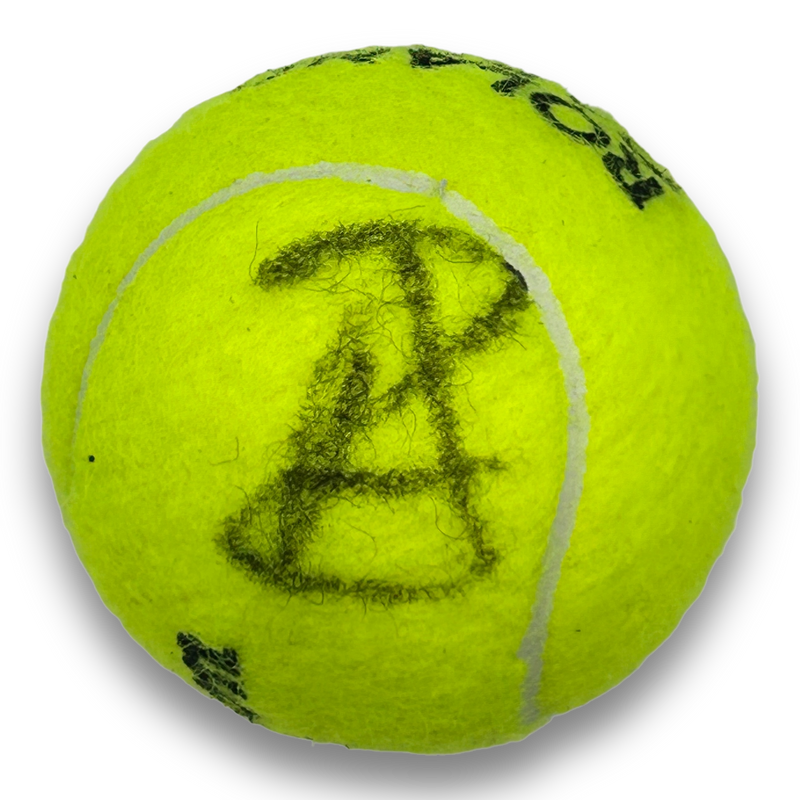 ARTHUR FILS SIGNED WILSON 3 ROLAND GARROS TENNIS BALL (ACG CERT)-1