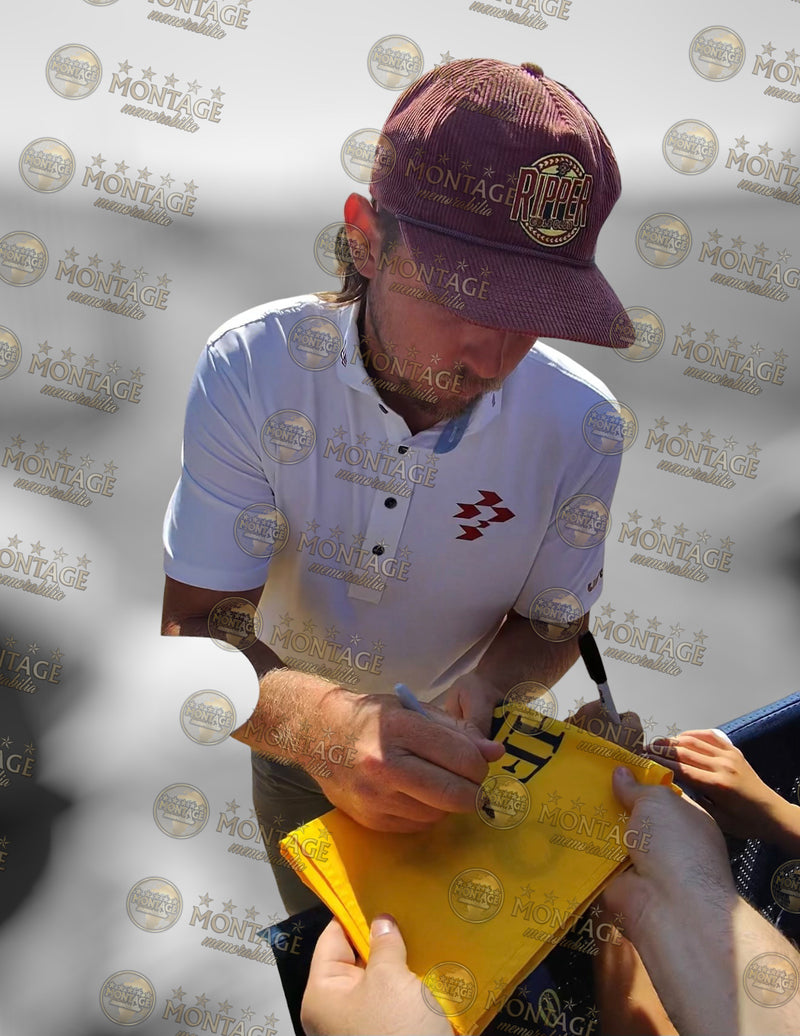 CAMERON SMITH SIGNED THE OPEN 150TH OPEN WINNER PIN FLAG (ACG CERT AG135933)-3