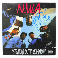 ICE CUBE & DR DRE SIGNED NWA STRAIGHT OUTTA COMPTON VINYL (ACG CERT AG17909)-1