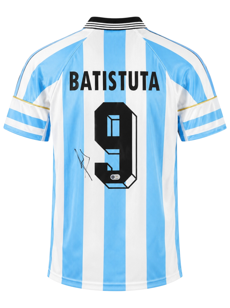 GABRIEL BATISTUTA SIGNED ARGENTINA 1998/00 HOME SHIRT (ACG CERT AG135550)-1