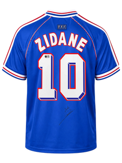ZINEDINE ZIDANE SIGNED FRANCE 1998/00 HOME SHIRT (ACG CERT AG135552)-1