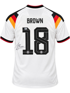 NATHANIEL BROWN SIGNED GERMANY 2026/27 HOME SHIRT (ACG CERT AG19445)-1