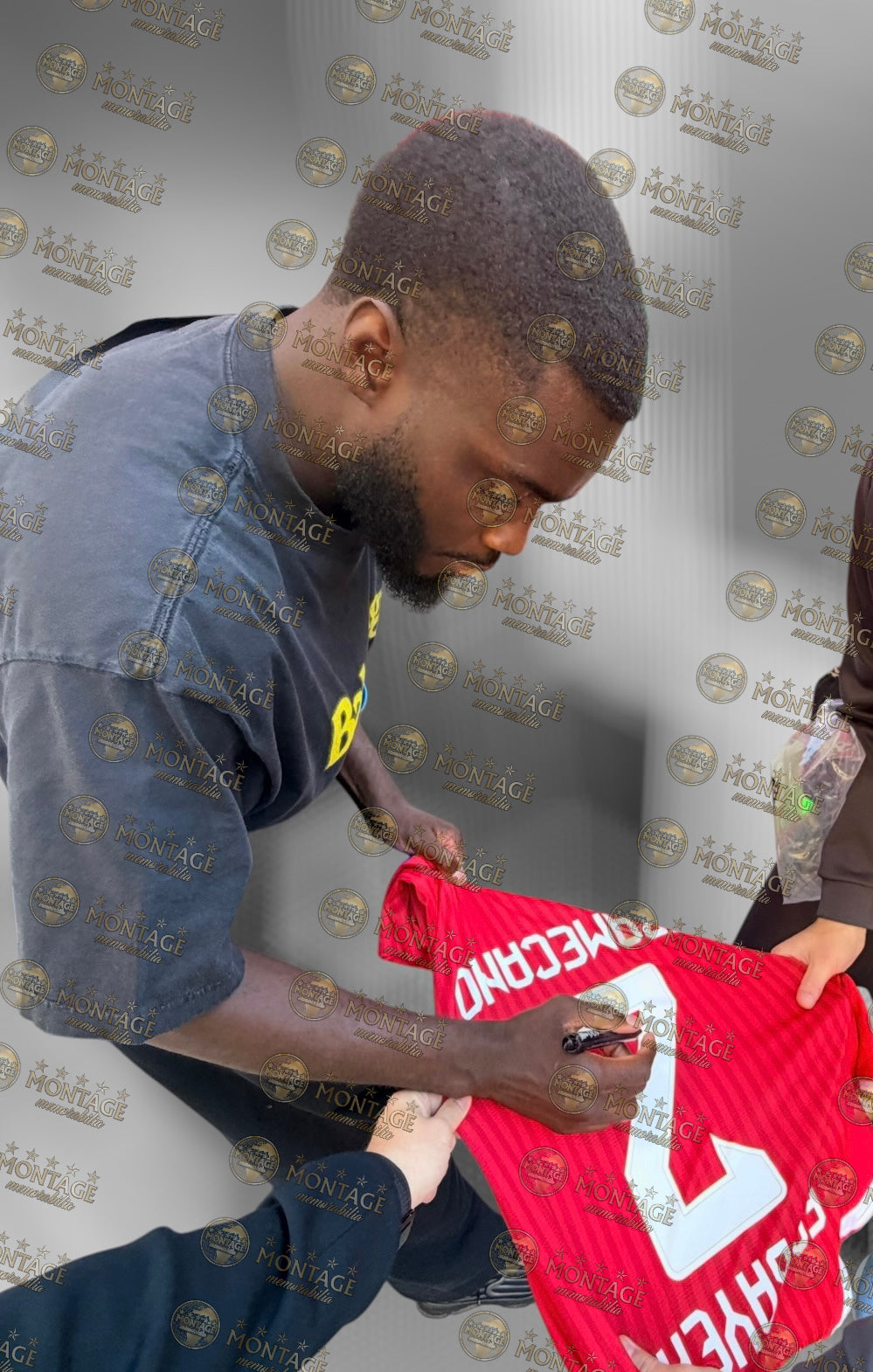 DAYOT UPAMECANO SIGNED FC BAYERN MUNICH 2026/27 HOME SHIRT (ACG CERT AG19446)-4