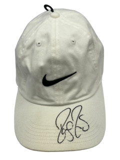 ROGER FEDERER SIGNED WHITE NIKE TENNIS CAP WIMBLEDON (AFTAL COA)-2