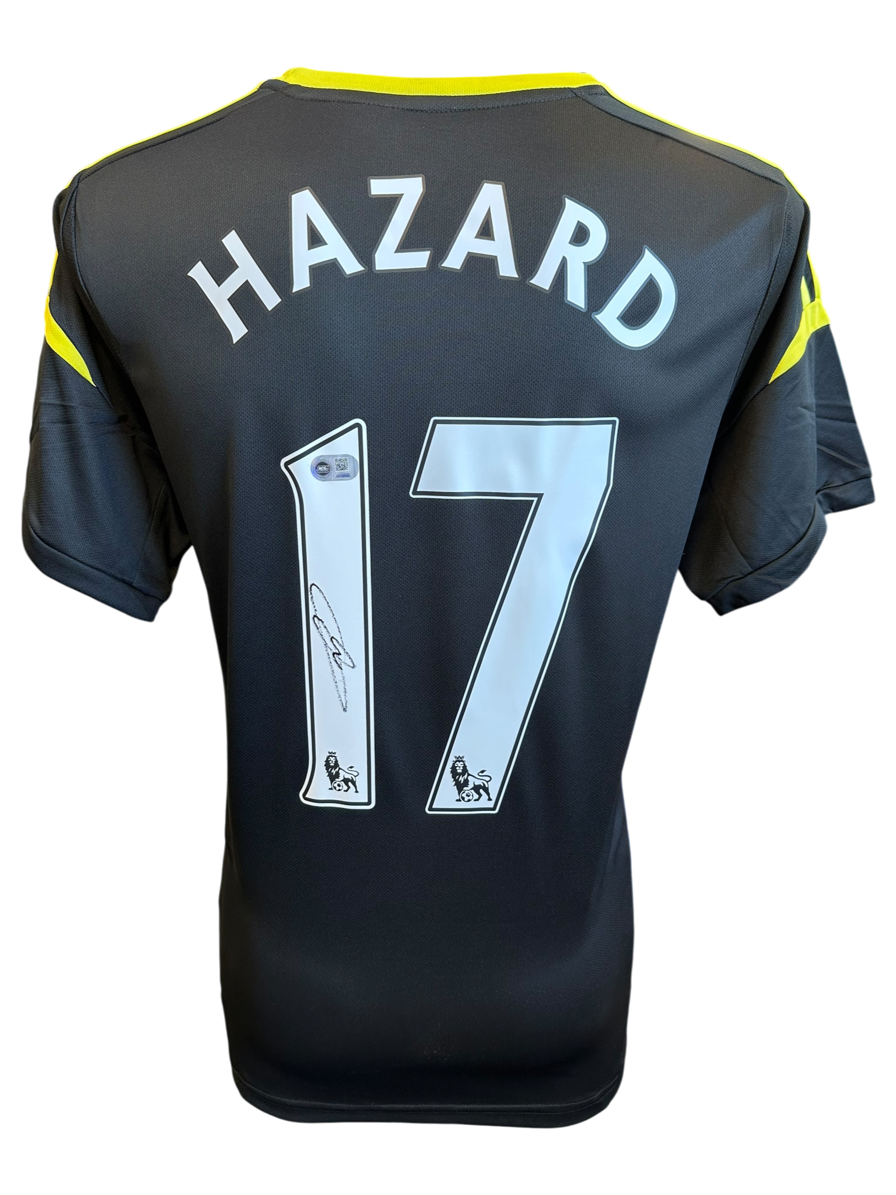 EDEN HAZARD SIGNED CHELSEA 2012/13 AWAY SHIRT (ACG CERT AG135924)-1
