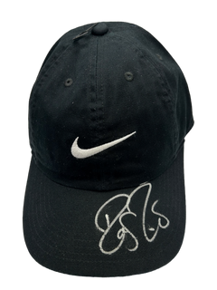 ROGER FEDERER SIGNED BLACK NIKE TENNIS CAP WIMBLEDON (AFTAL COA)-2
