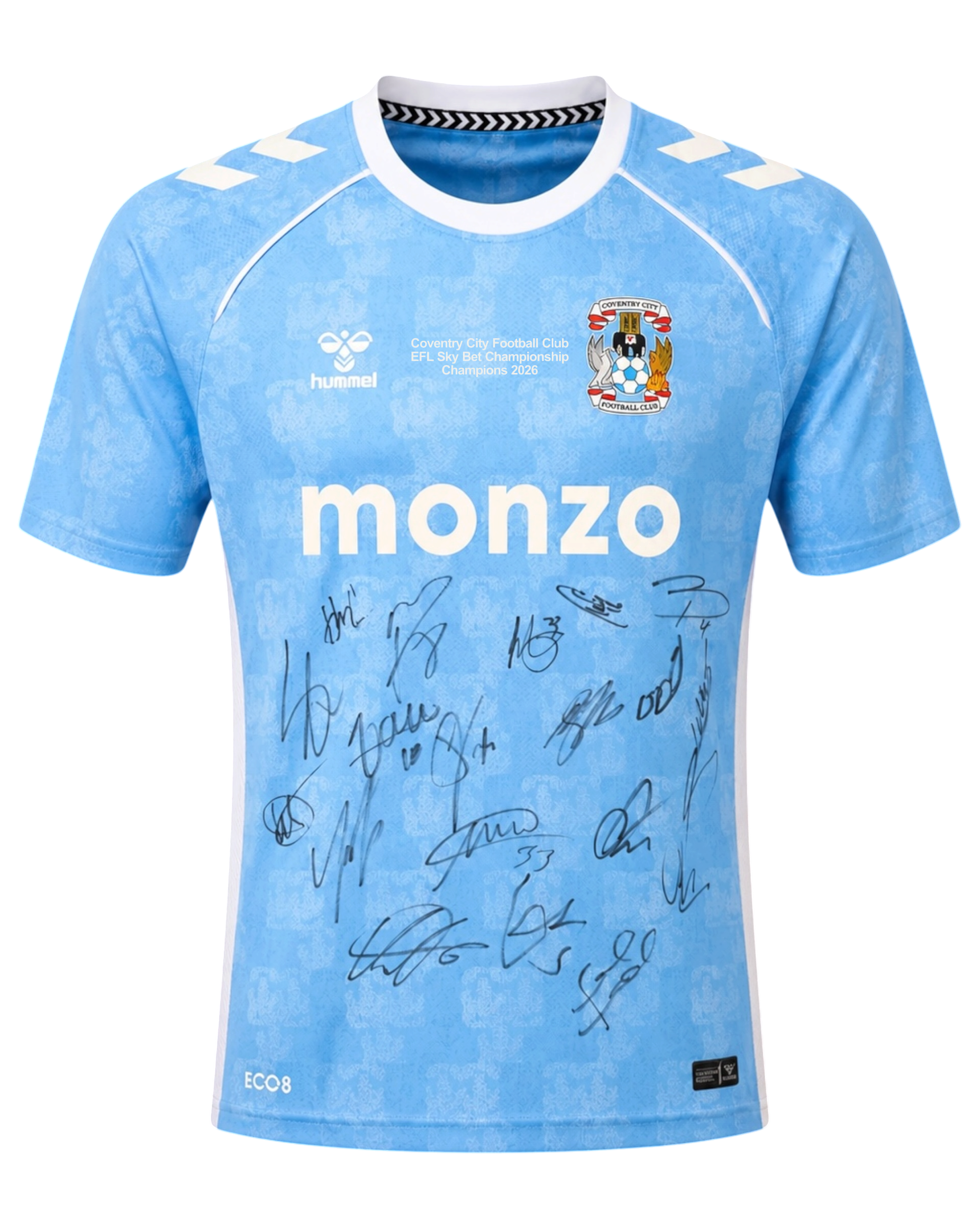 COVENTRY CITY FC 2025/26 CHAMPIONS SQUAD SIGNED HOME SHIRT (ACG CERT AG19062)-1