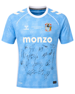 COVENTRY CITY FC 2025/26 CHAMPIONS SQUAD SIGNED HOME SHIRT (ACG CERT AG19062)-1