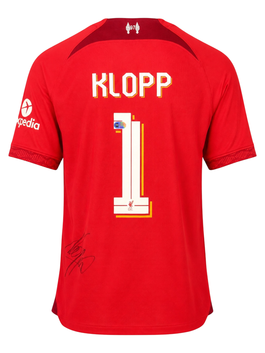 JURGEN KLOPP SIGNED 2022/23 LIVERPOOL FC HOME SHIRT (ACG CERT AG19302)
