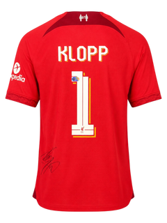 JURGEN KLOPP SIGNED 2022/23 LIVERPOOL FC HOME SHIRT (ACG CERT AG19302)-1