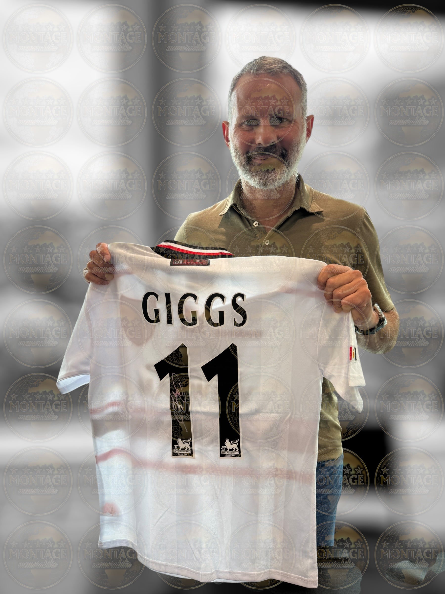 RYAN GIGGS SIGNED MANCHESTER UNITED 1997/99 AWAY SHIRT (ACG CERT AG16536)