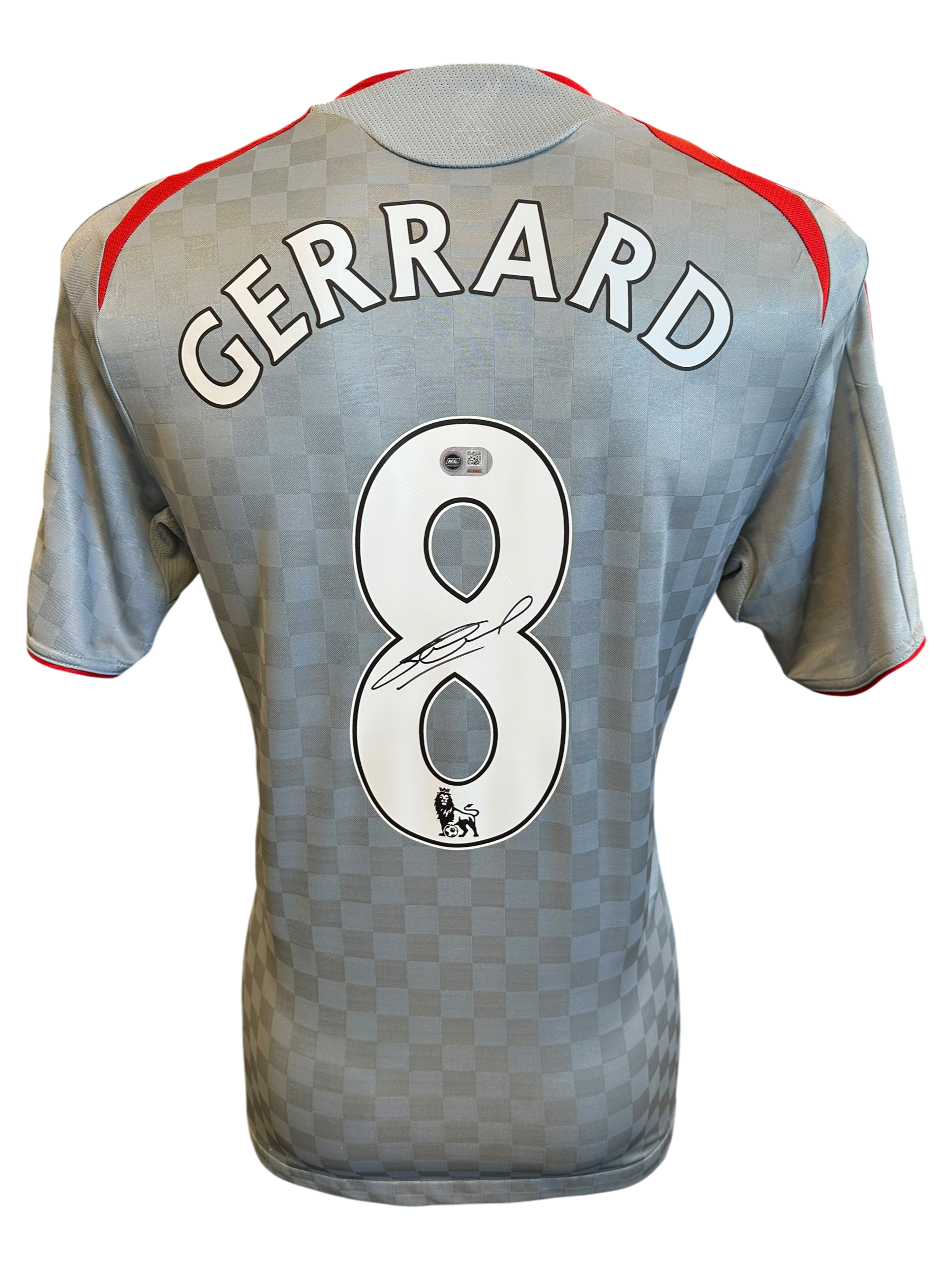STEVEN GERRARD SIGNED LIVERPOOL FC 2008/09 AWAY SHIRT (ACG CERT AG135931)