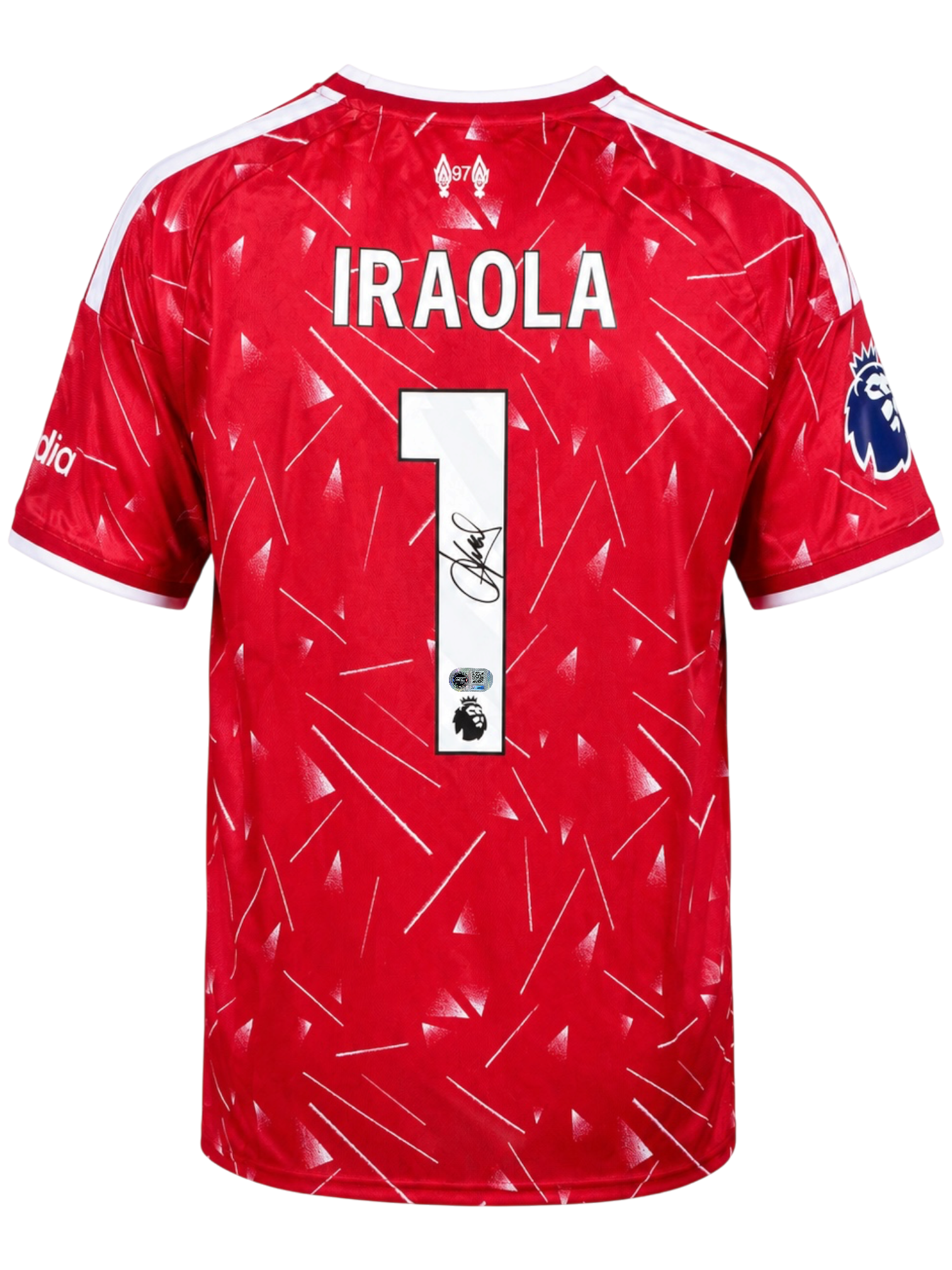 ANDONI IRAOLA SIGNED LIVERPOOL FC 26/27 HOME SHIRT (ACG CERT AG135885)-1