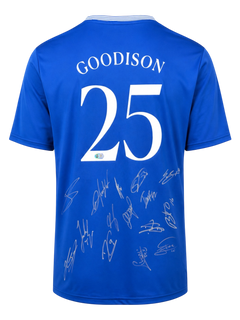 EVERTON FC SQUAD SIGNED GOODISON 25 2024/25 HOME SHIRT (ACG CERT AG19320)-1