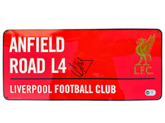 ANDONI IRAOLA SIGNED LIVERPOOL FC ANFIELD STREET SIGN (ACG CERT AG135884)-1