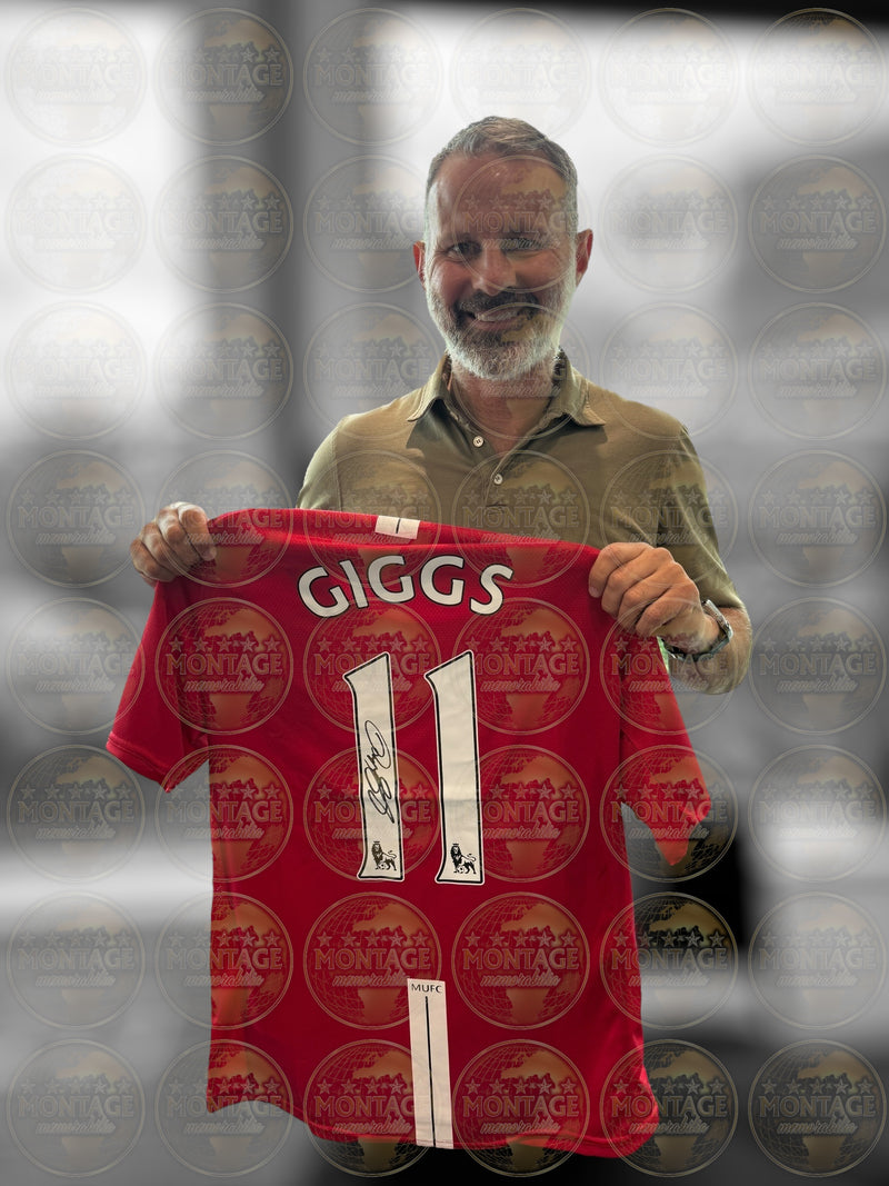 RYAN GIGGS SIGNED MANCHESTER UNITED 2007/08 HOME SHIRT (ACG CERT AG16615)-2
