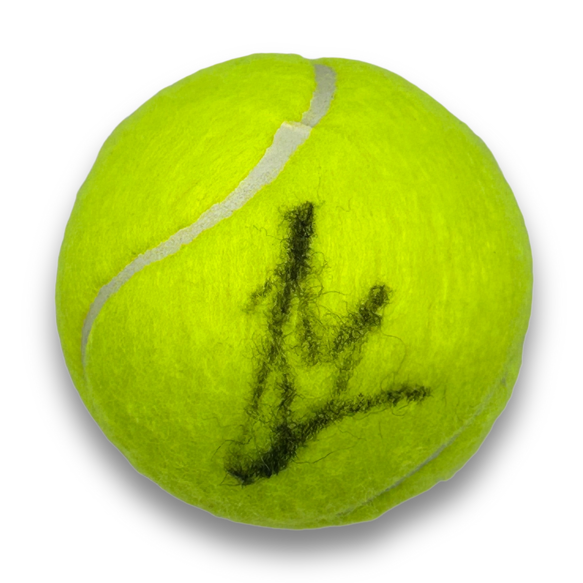 Signed tennis 2024 ball