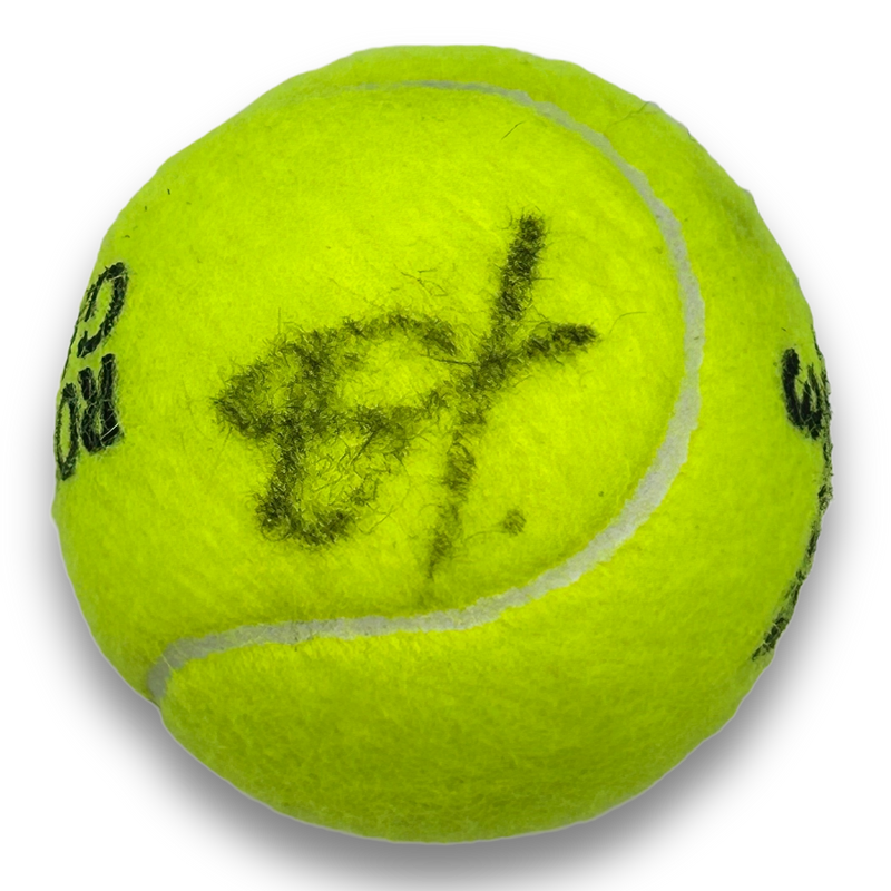 ONS JABEUR SIGNED WILSON 3 ROLAND GARROS TENNIS BALL (ACG CERT)-1