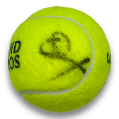 ONS JABEUR SIGNED WILSON 3 ROLAND GARROS TENNIS BALL (ACG CERT) 2-1