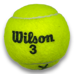 ONS JABEUR SIGNED WILSON 3 ROLAND GARROS TENNIS BALL (ACG CERT) 2-3