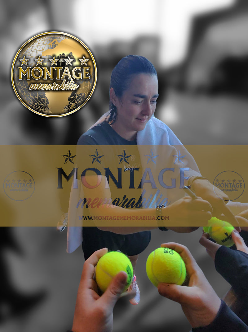 ONS JABEUR SIGNED WILSON 3 ROLAND GARROS TENNIS BALL (ACG CERT)-2