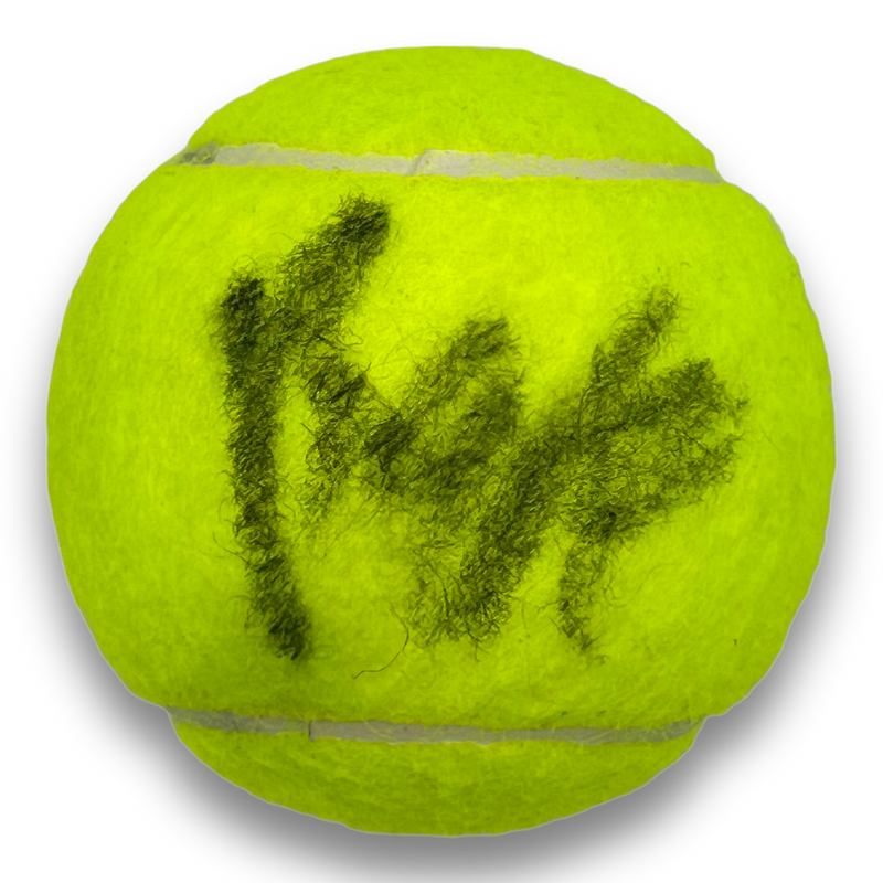 FRANCES TIAFOE SIGNED TEAM BABOLAT TENNIS BALL (ACG CERT)-1