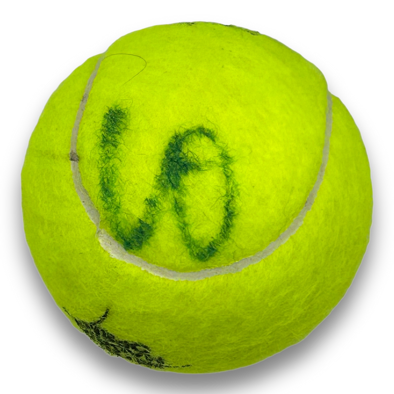 COCO GAUFF SIGNED & USED MADRID OPEN DUNLOP FORT TENNIS BALL (ACG CERT)-1