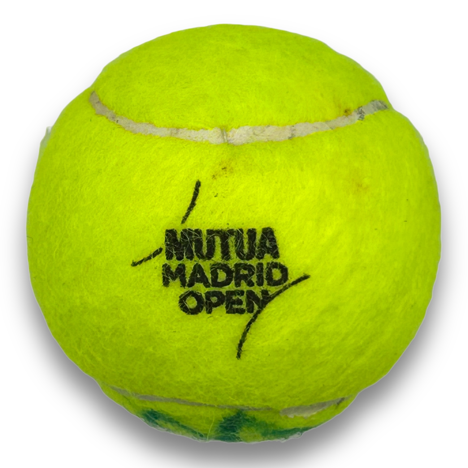 COCO GAUFF SIGNED & USED MADRID OPEN DUNLOP FORT TENNIS BALL (AFTAL COA)