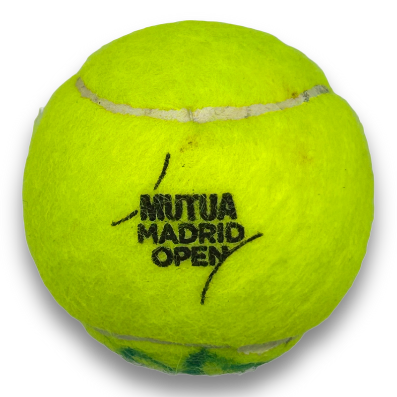 COCO GAUFF SIGNED & USED MADRID OPEN DUNLOP FORT TENNIS BALL (ACG CERT)-3