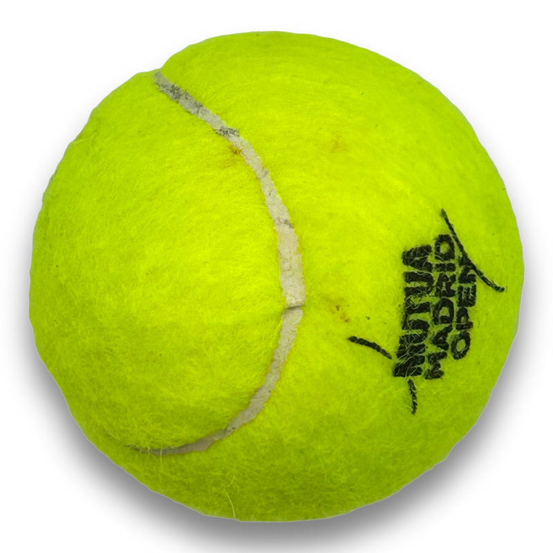 COCO GAUFF SIGNED & USED MADRID OPEN DUNLOP FORT TENNIS BALL (ACG CERT)-4