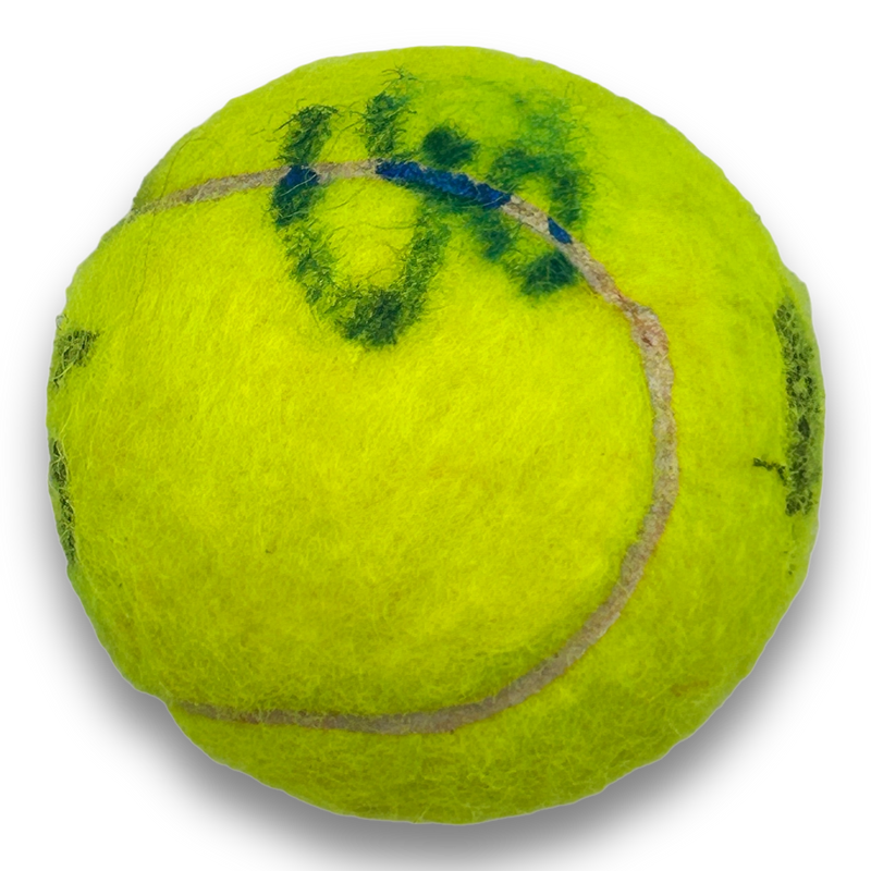 COCO GAUFF SIGNED & USED MADRID OPEN DUNLOP FORT TENNIS BALL (ACG CERT)-1
