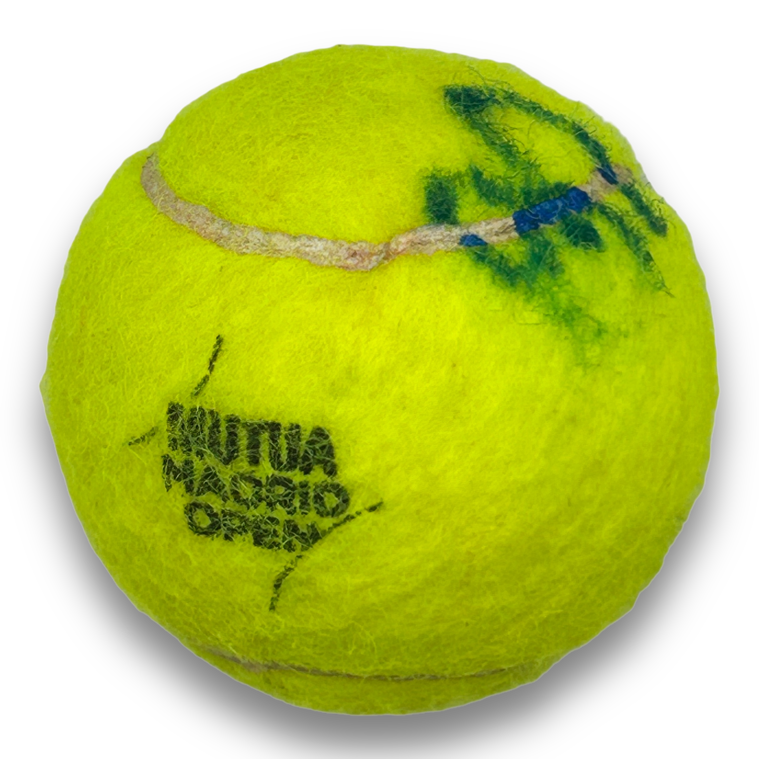 COCO GAUFF SIGNED & USED MADRID OPEN DUNLOP FORT TENNIS BALL (ACG CERT)-2